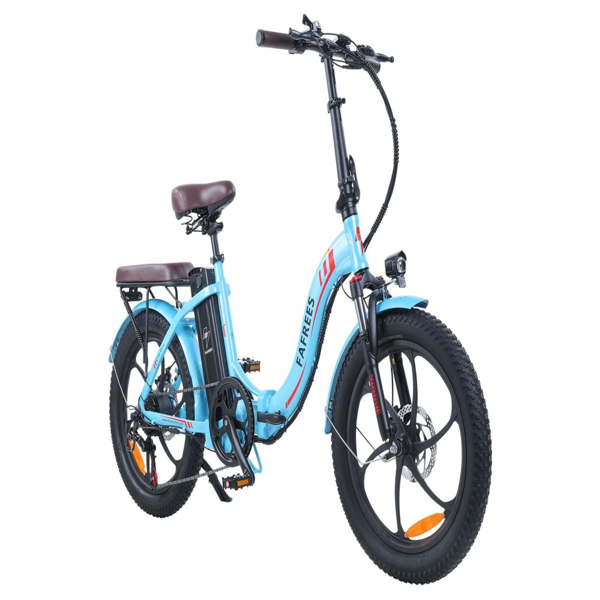 Vélo Électrique FAFREES F20 Pro | Moteur 250W Batterie 648WH Autonomie 80KM | Lac bleu