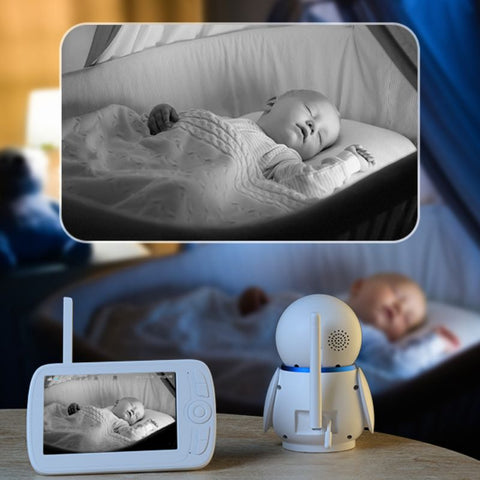 Caméra sans fil Proscenic 300 - Résolution vidéo 1080P Vision nocturne automatique| Blanc