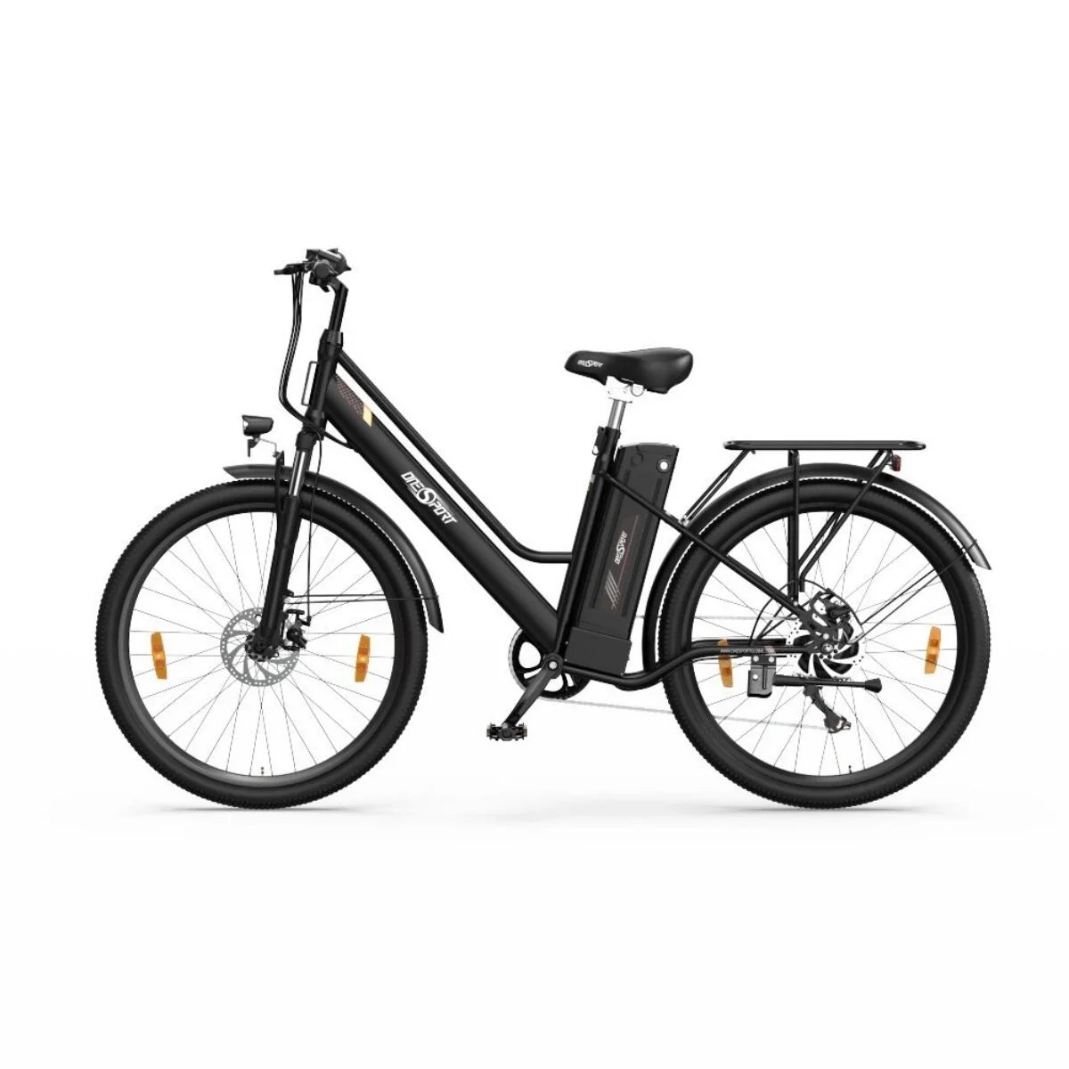 ONESPORT OT18-3 Vélo Électrique - 26" Roues 250W Moteur 36V14.4Ah Batterie 40KM Autonomie Frein à Disque - Noir