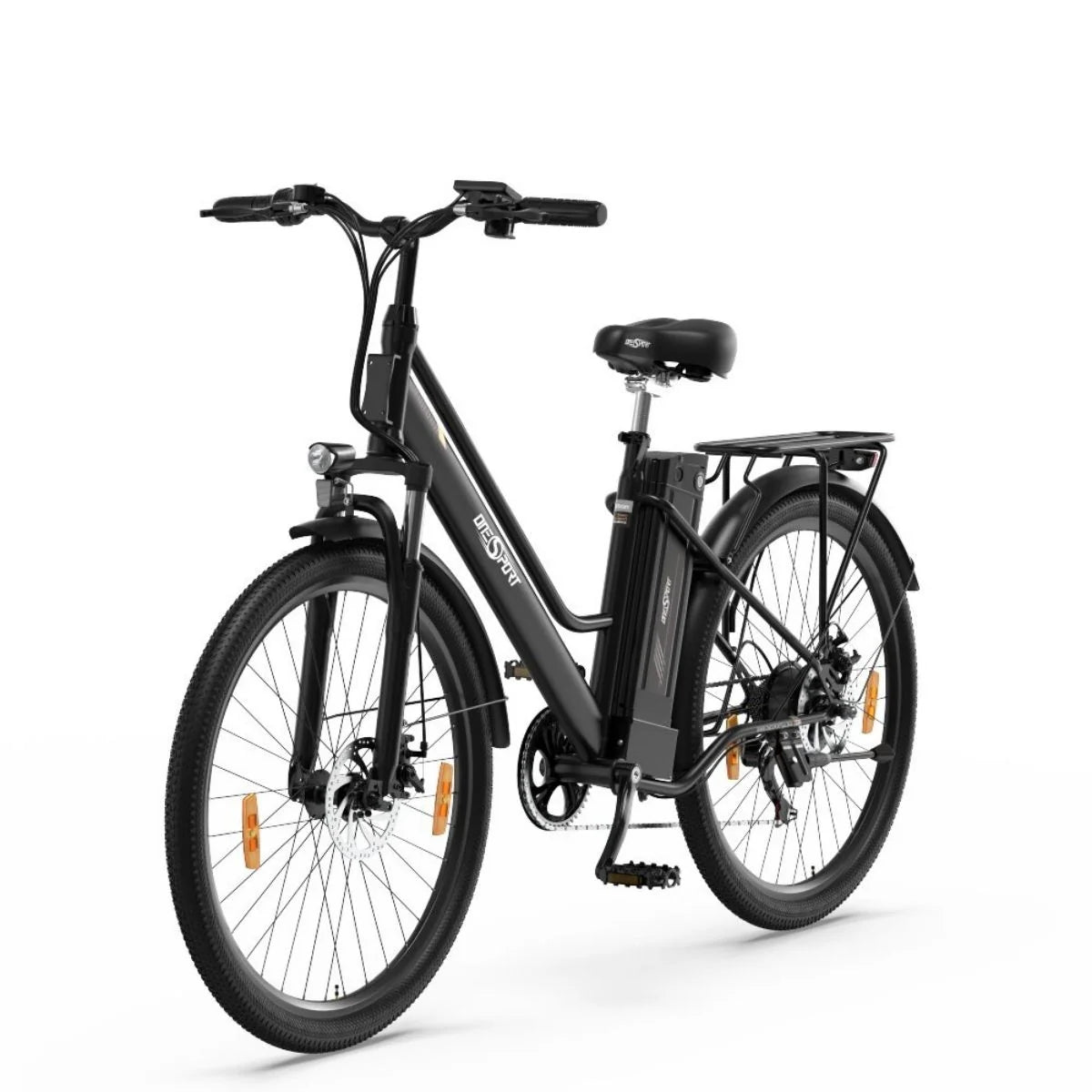 ONESPORT OT18-3 Vélo Électrique - 26" Roues 250W Moteur 36V14.4Ah Batterie 40KM Autonomie Frein à Disque - Noir