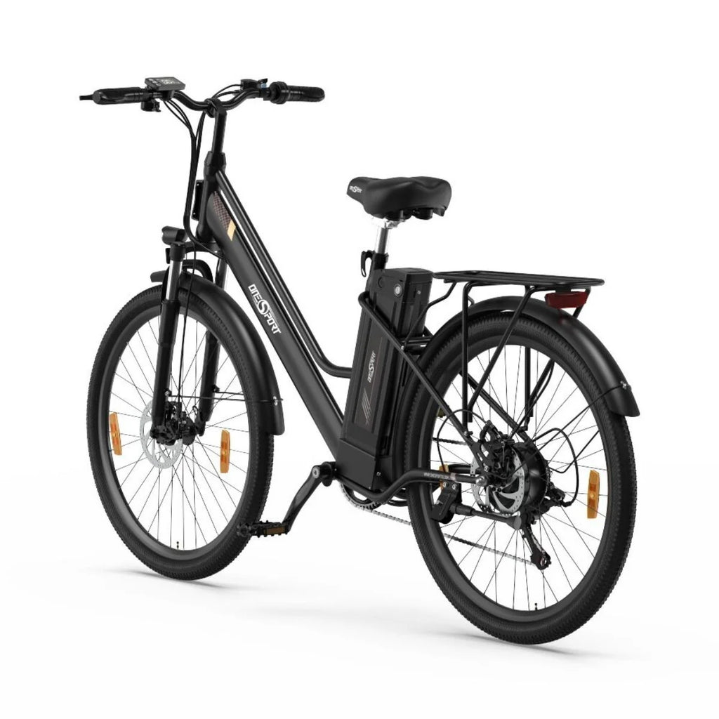 ONESPORT OT18-3 Vélo Électrique - 26" Roues 250W Moteur 36V14.4Ah Batterie 40KM Autonomie Frein à Disque - Noir