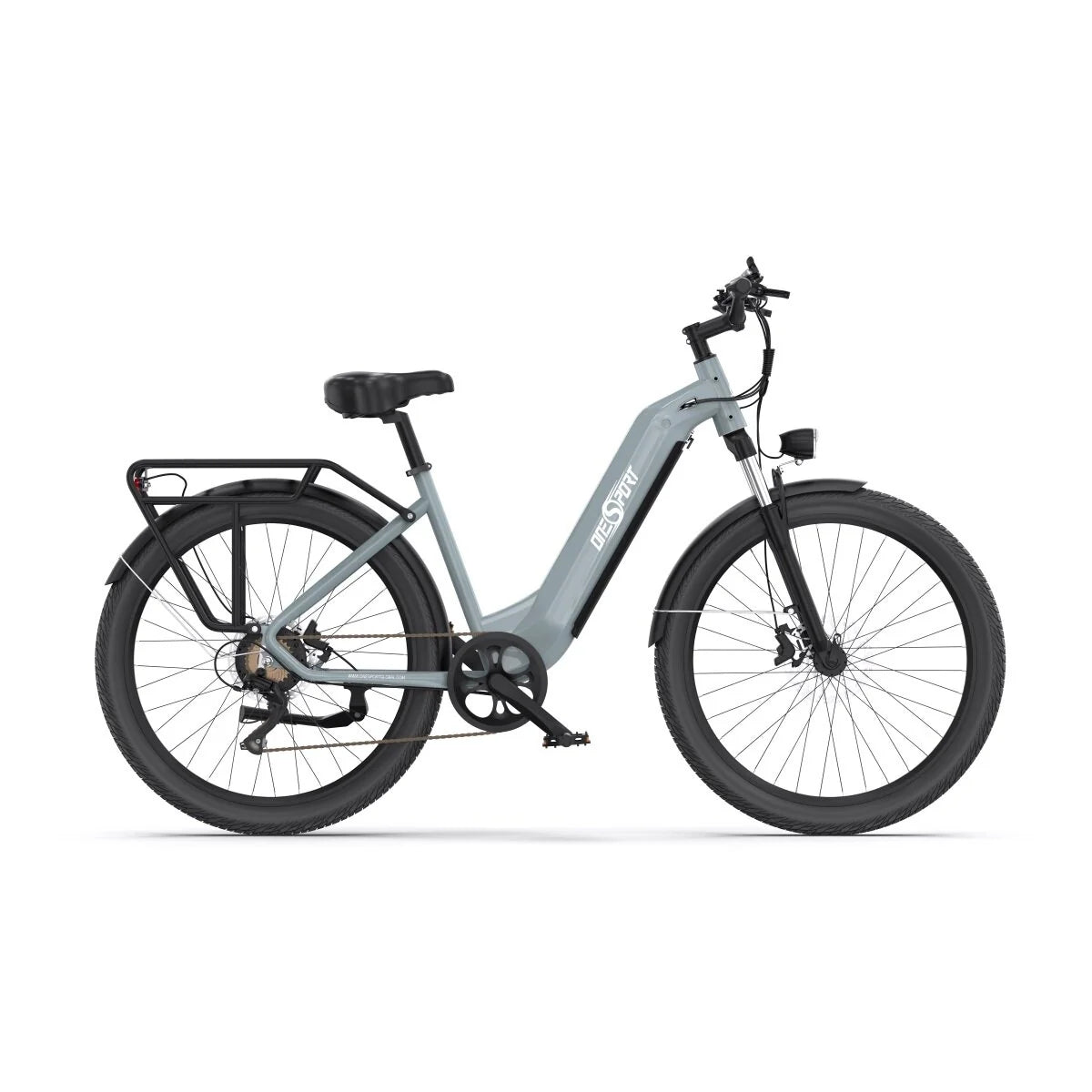ONESPORT OT05 Vélo Électrique - 27.5" Roues 250W Moteur 36V18.2Ah Batterie 60KM Autonomie Frein à Disque - Gris
