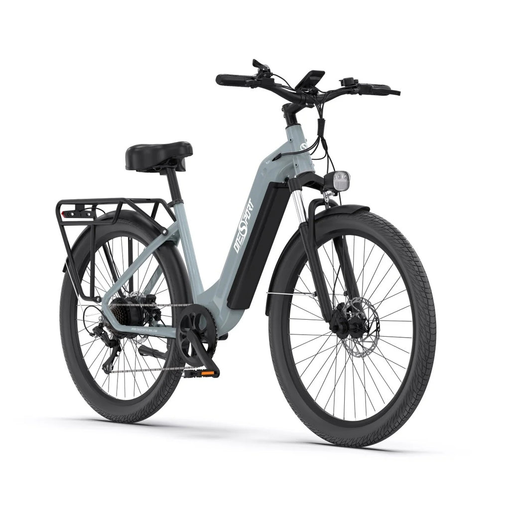 ONESPORT OT05 Vélo Électrique - 27.5" Roues 250W Moteur 36V18.2Ah Batterie 60KM Autonomie Frein à Disque - Gris