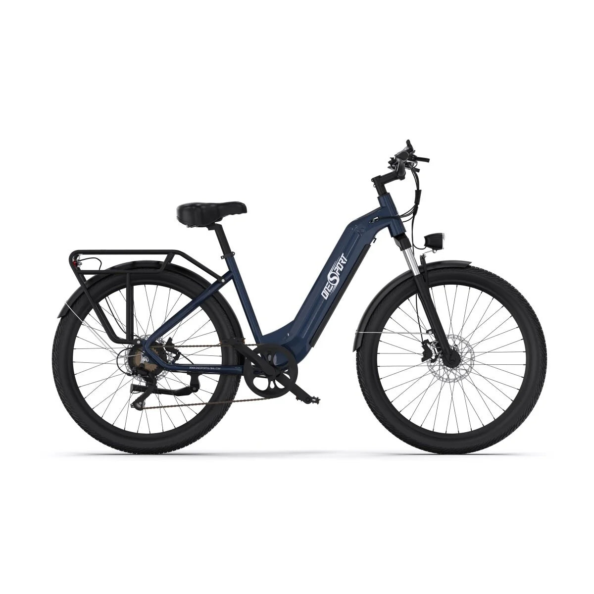 ONESPORT OT05 Vélo Électrique - 27.5" Roues 250W Moteur 36V18.2Ah Batterie 60KM Autonomie Frein à Disque - Bleu