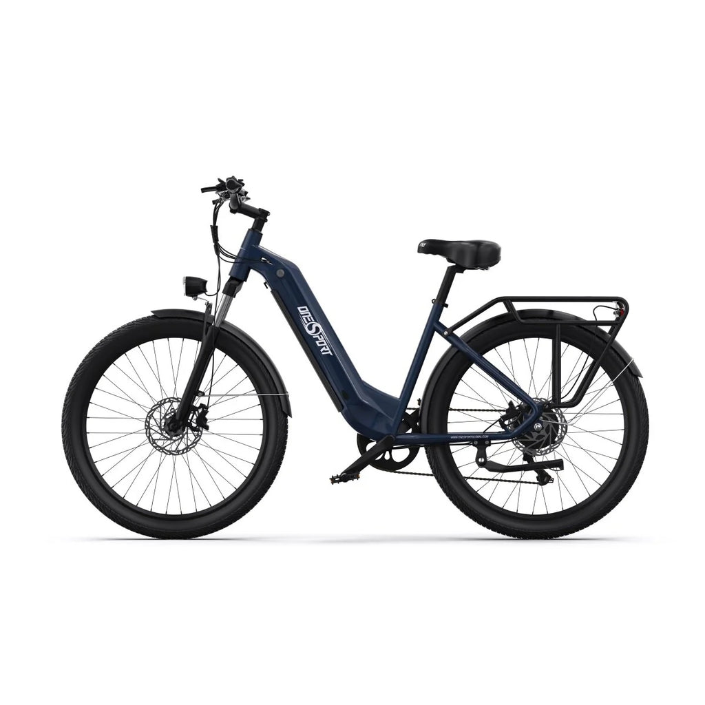 ONESPORT OT05 Vélo Électrique - 27.5" Roues 250W Moteur 36V18.2Ah Batterie 60KM Autonomie Frein à Disque - Bleu