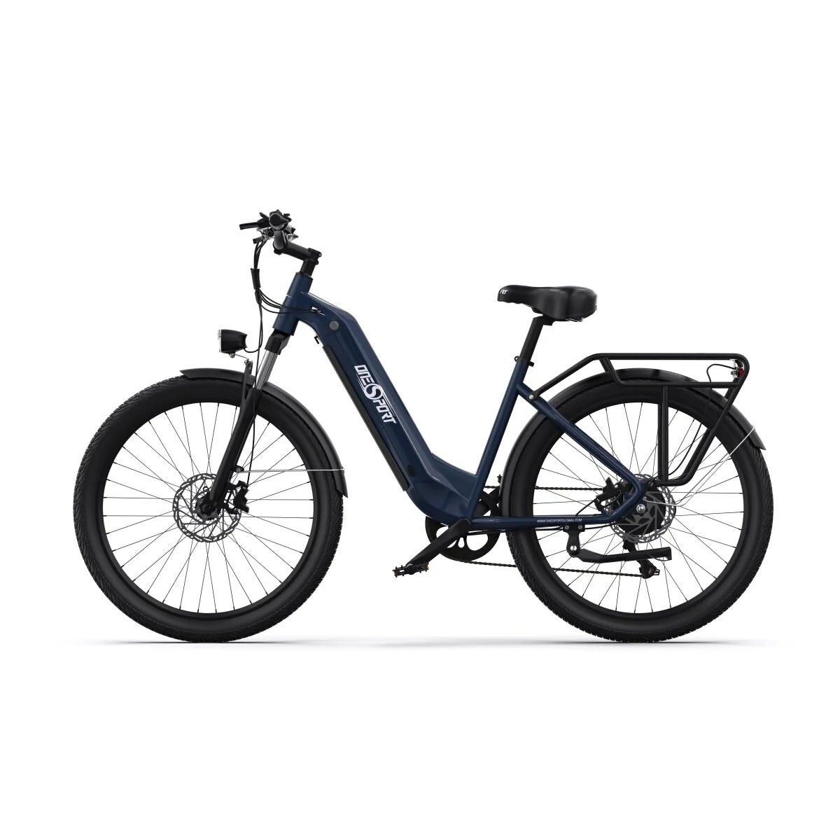 ONESPORT OT05 Vélo Électrique - 27.5" Roues 250W Moteur 36V18.2Ah Batterie 60KM Autonomie Frein à Disque - Bleu