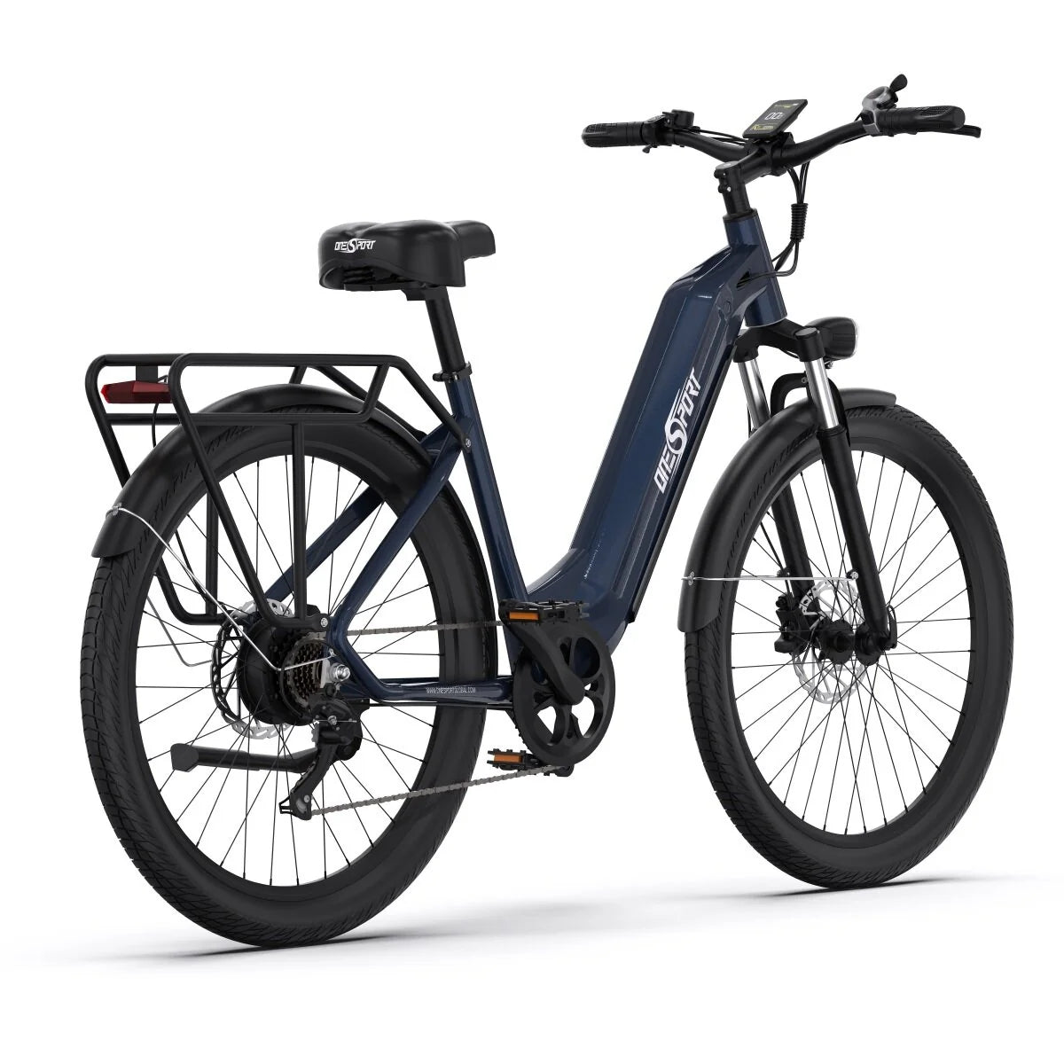 ONESPORT OT05 Vélo Électrique - 27.5" Roues 250W Moteur 36V18.2Ah Batterie 60KM Autonomie Frein à Disque - Bleu