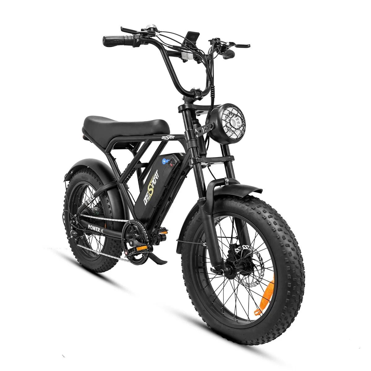 ONESPORT ONES3 Vélo Électrique - 20" Roues 500W Moteur 48V17Ah Batterie 50KM Autonomie Frein à Disque - Noir