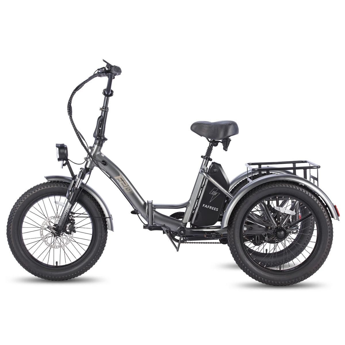 FAFREES F20 Mate Vélo Électrique - Moteur 500W Batterie 48V18.2AH Assisted Autonomie 110KM Freins Hydrauliques - Gris