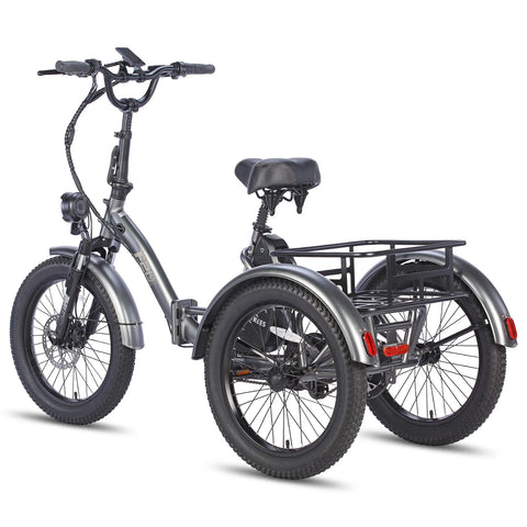FAFREES F20 Mate Vélo Électrique - Moteur 500W Batterie 48V18.2AH Assisted Autonomie 110KM Freins Hydrauliques - Gris