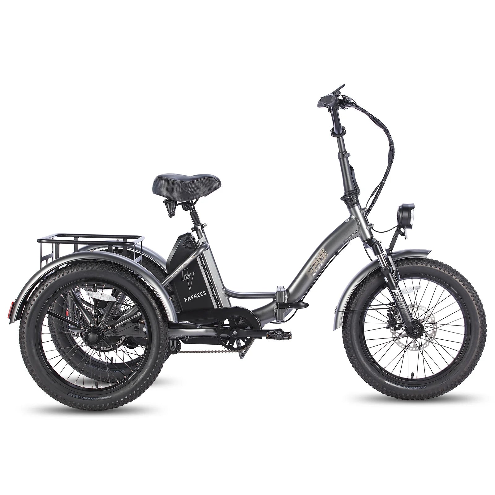 FAFREES F20 Mate Vélo Électrique - Moteur 500W Batterie 48V18.2AH Assisted Autonomie 110KM Freins Hydrauliques - Gris