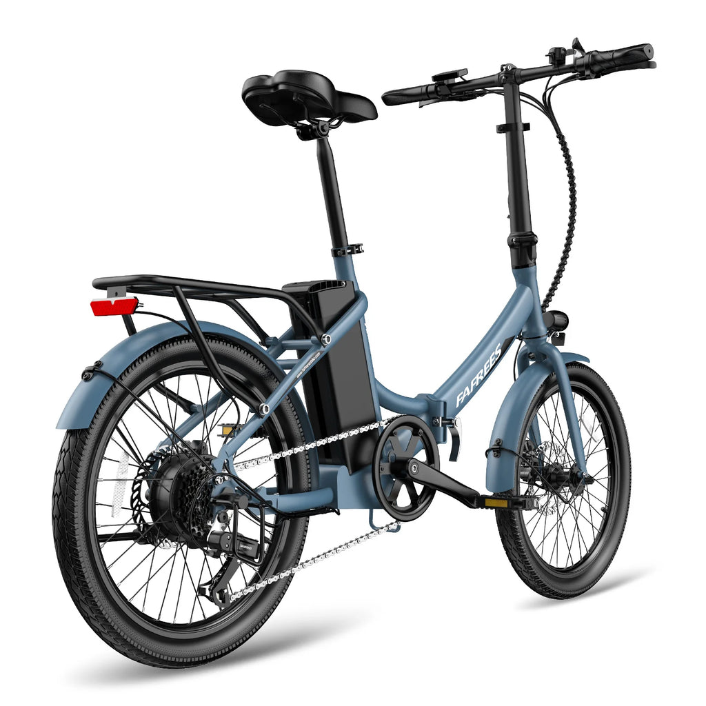 Vélo électrique FAFREES F20 Light - Moteur 250W Batterie 36V16.75Ah Assisted Autonomie 130KM Frein à Disque Mécanique - Gris Bleu