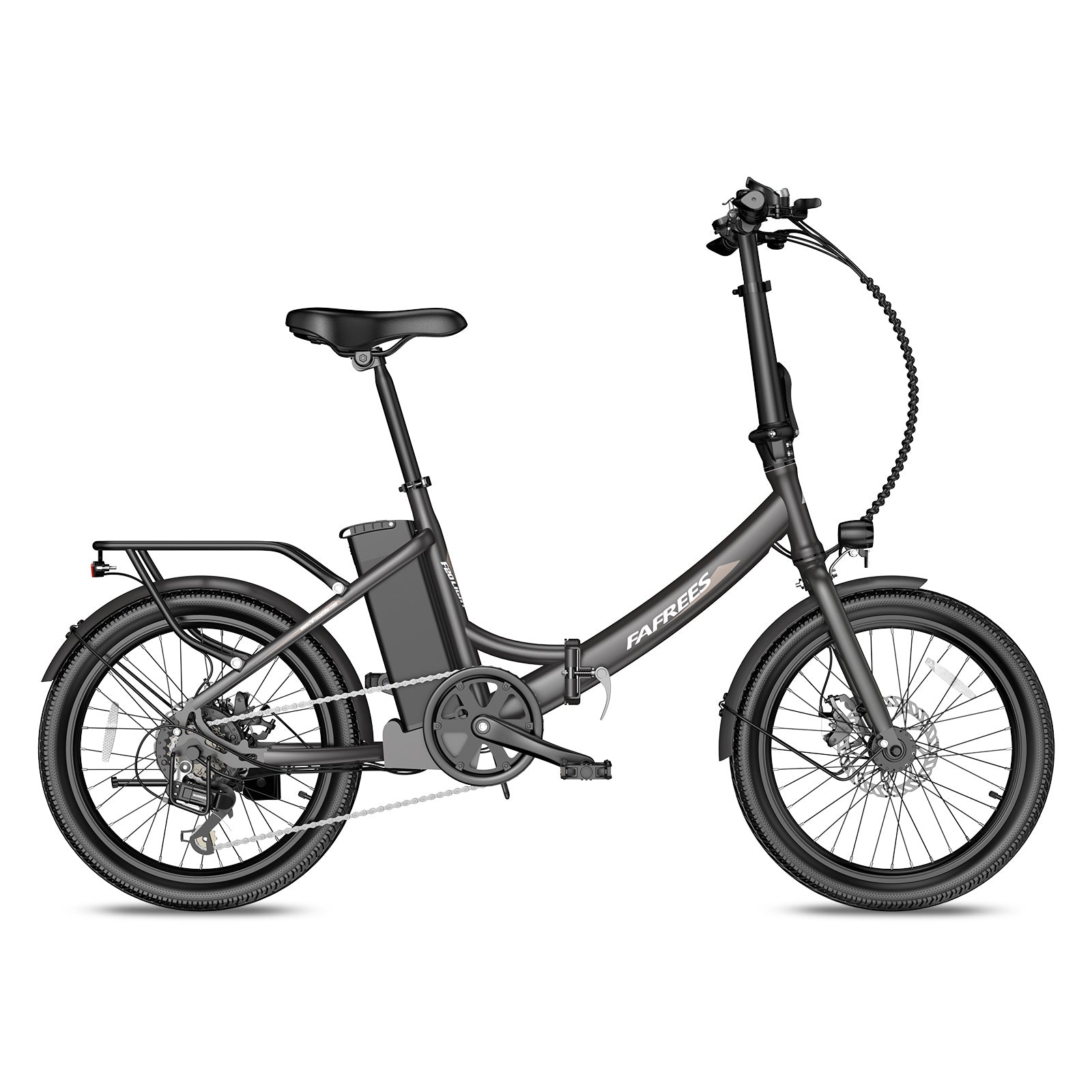 Vélo électrique FAFREES F20 Light - Moteur 250W Batterie 36V16.75Ah Assisted Autonomie 130KM Frein à Disque Mécanique - Noir