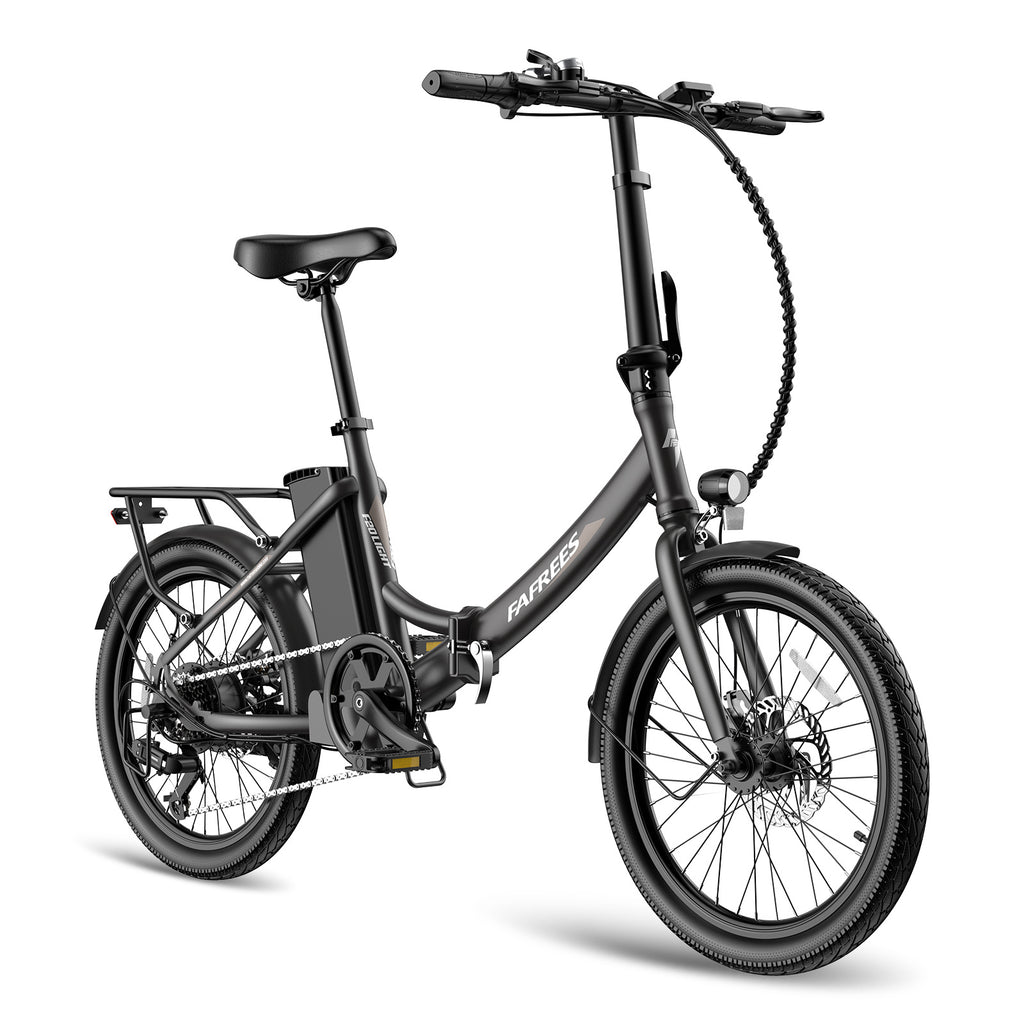Vélo électrique FAFREES F20 Light - Moteur 250W Batterie 36V16.75Ah Assisted Autonomie 130KM Frein à Disque Mécanique - Noir