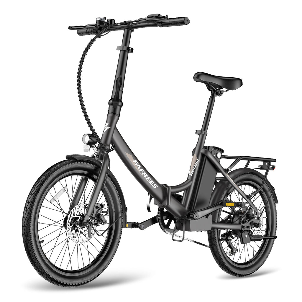 Vélo électrique FAFREES F20 Light - Moteur 250W Batterie 36V16.75Ah Assisted Autonomie 130KM Frein à Disque Mécanique - Noir