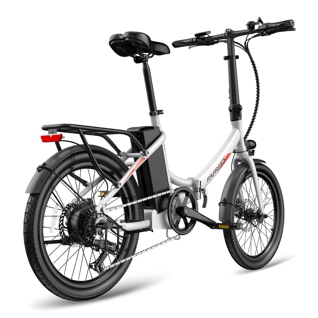Vélo électrique FAFREES F20 Light - Moteur 250W Batterie 36V16.75Ah Assisted Autonomie 130KM Frein à Disque Mécanique - Blanc