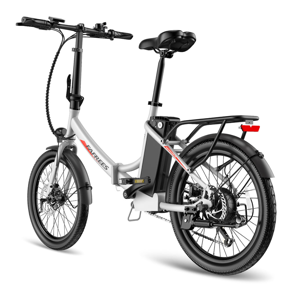 Vélo électrique FAFREES F20 Light - Moteur 250W Batterie 36V16.75Ah Assisted Autonomie 130KM Frein à Disque Mécanique - Blanc