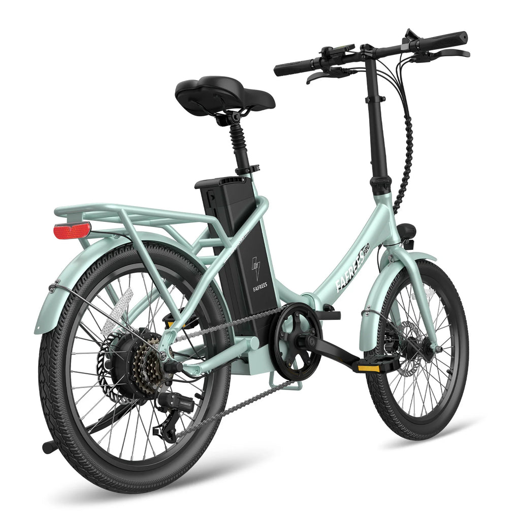 Vélo électrique FAFREES F20 Lasting - Moteur 250W Batterie 36V18.2Ah Assisted Autonomie 120KM Frein à Disque Mécanique - Vert