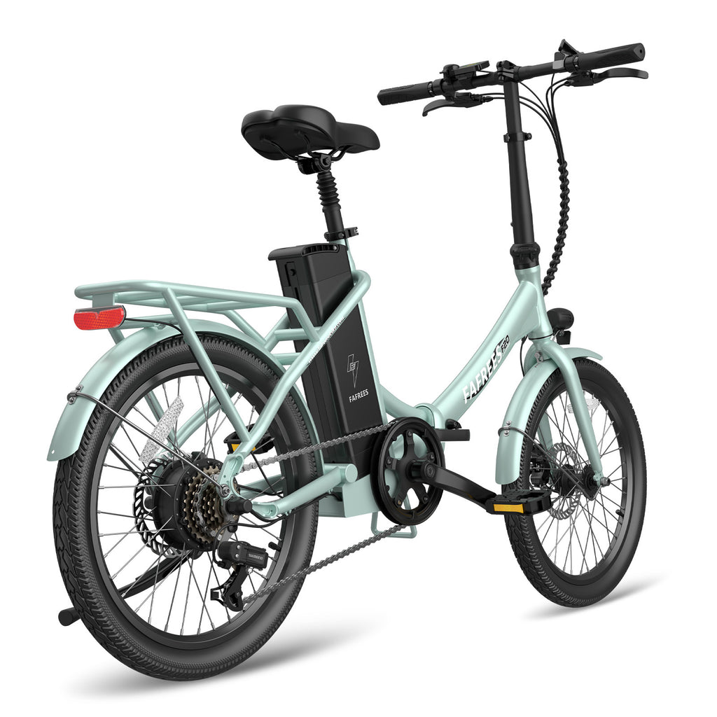 Vélo électrique FAFREES F20 Lasting - Moteur 250W Batterie 36V18.2Ah Assisted Autonomie 120KM Frein à Disque Mécanique - Vert