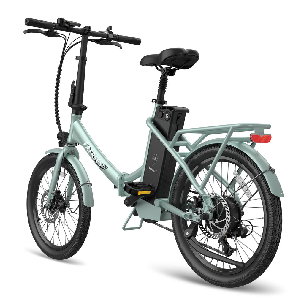 Vélo électrique FAFREES F20 Lasting - Moteur 250W Batterie 36V18.2Ah Assisted Autonomie 120KM Frein à Disque Mécanique - Vert