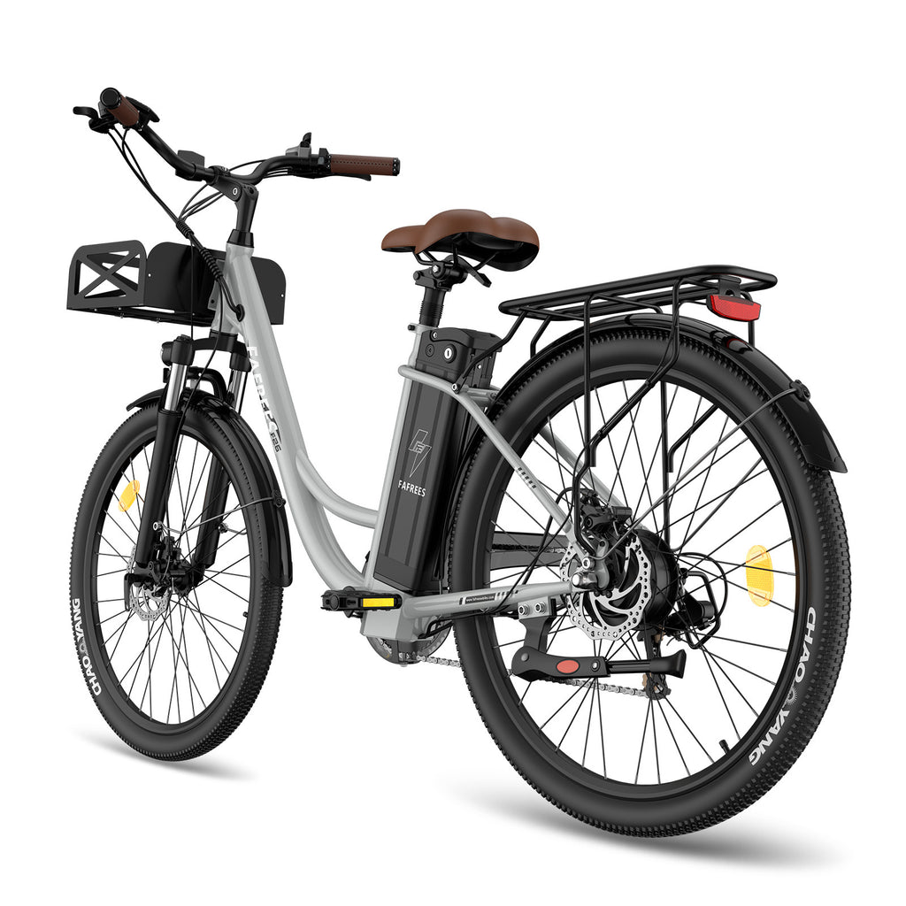 Vélo électrique FAFREES F26 Lasting - Moteur 250W Batterie 36V20.3Ah Assisted Autonomie 160KM Frein à Disque Mécanique - Gris