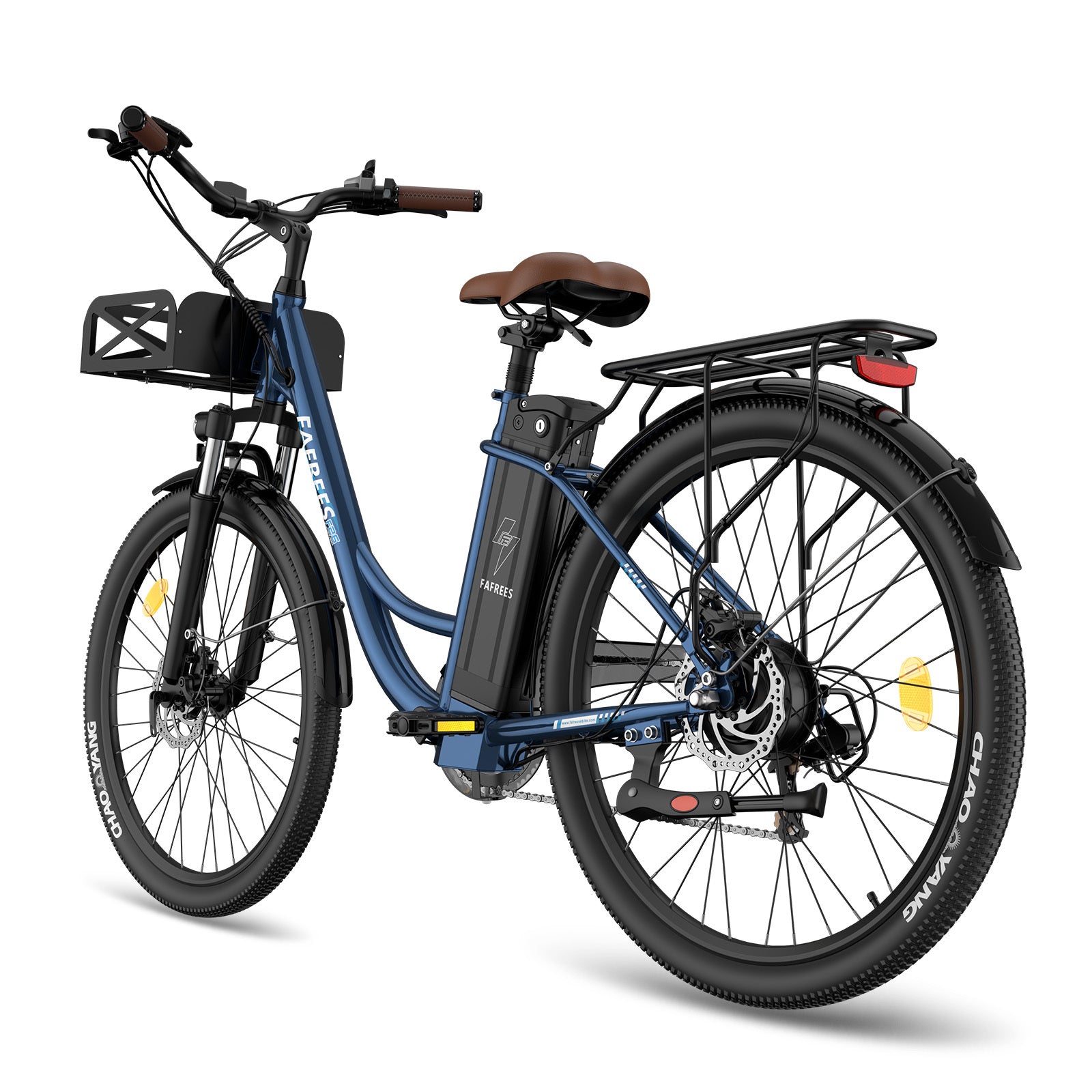 Vélo électrique FAFREES F26 Lasting - Moteur 250W Batterie 36V20.3Ah Assisted Autonomie 160KM Frein à Disque Mécanique - Bleu