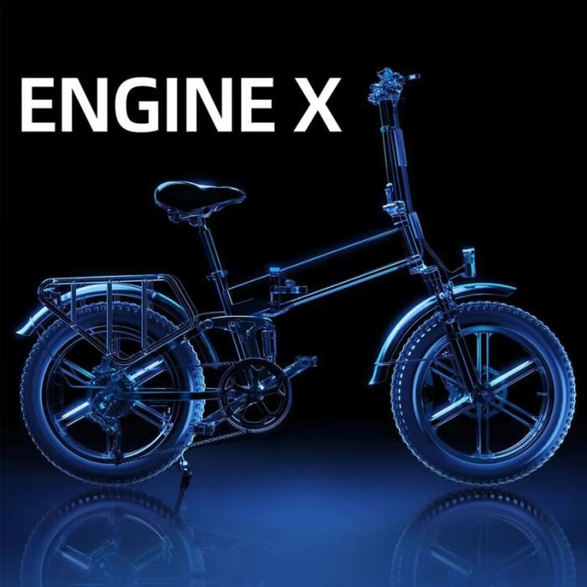 Vélo électrique ENGWE ENGINE X 250W - 60KM autonomie - Freins à disque
