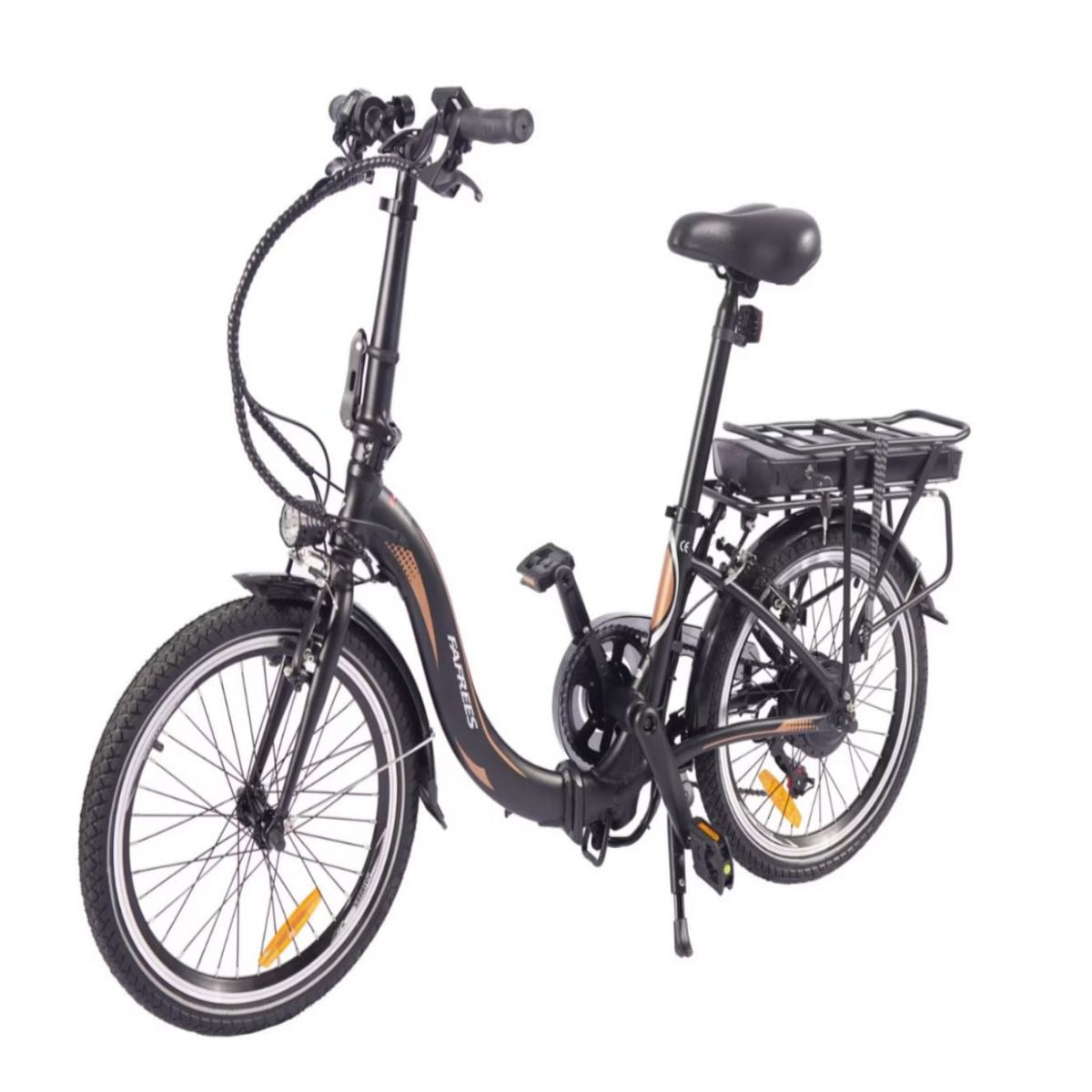 Vélo Électrique FAFREES 20F054 | 250W Moteur 360WH Batterie Freins à Disque - Noir
