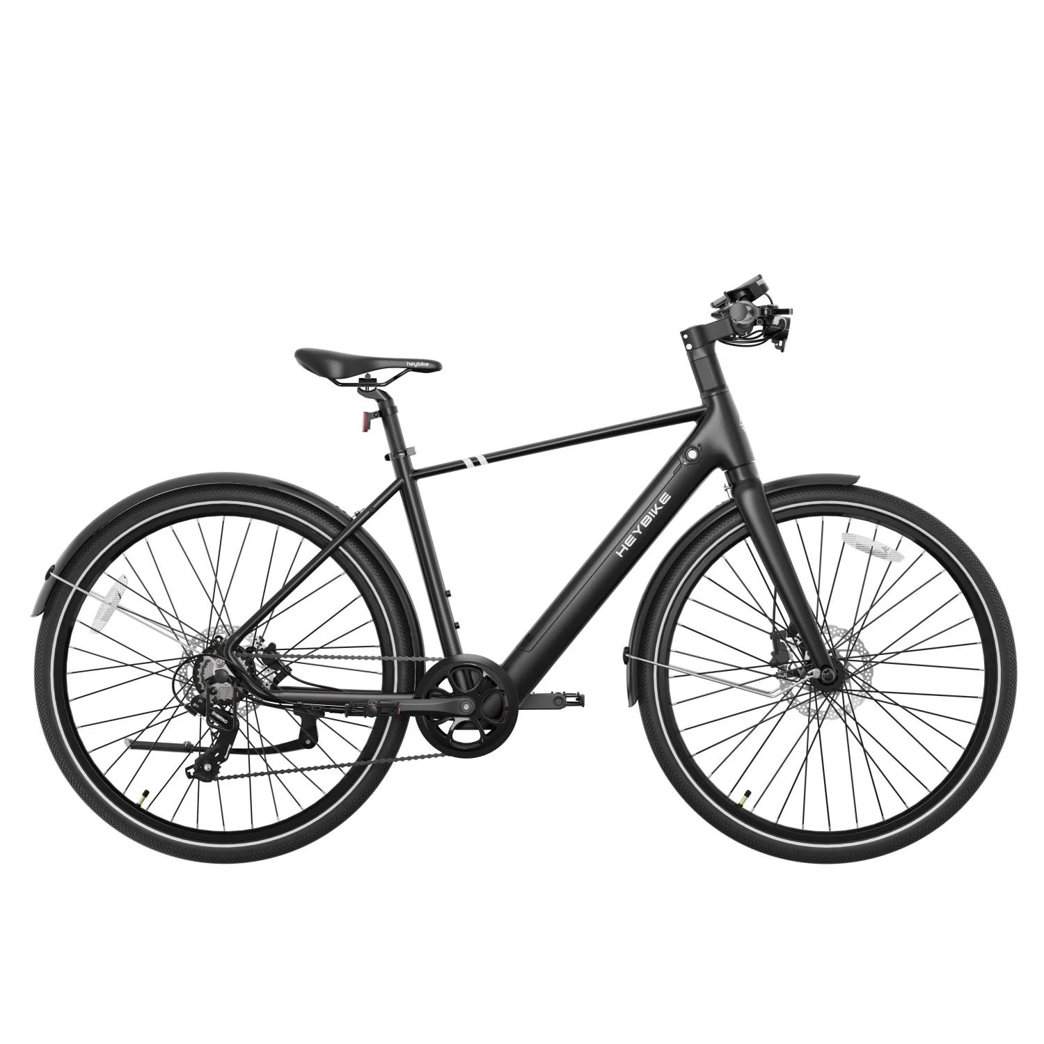 Vélo Électrique Heybike EC1 M - Moteur 250W Batterie 36V10Ah Assisté Autonomie 100KM Freins à Disque Hydrauliques - Noir