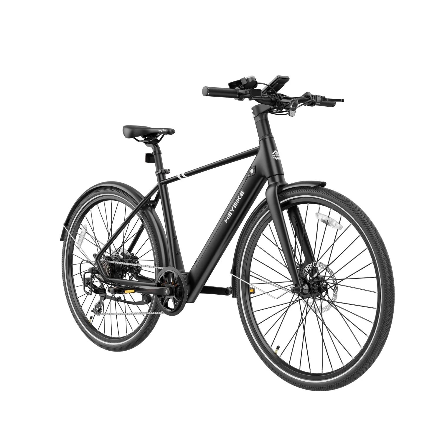 Vélo Électrique Heybike EC1 M - Moteur 250W Batterie 36V10Ah Assisté Autonomie 100KM Freins à Disque Hydrauliques - Noir