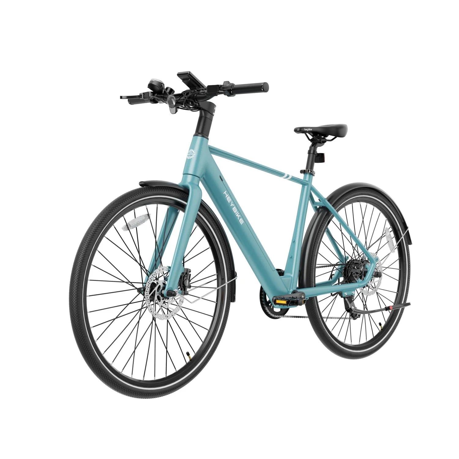 Vélo Électrique Heybike EC1 M - Moteur 250W Batterie 36V10Ah Assisté Autonomie 100KM Freins à Disque Hydrauliques - Bleu