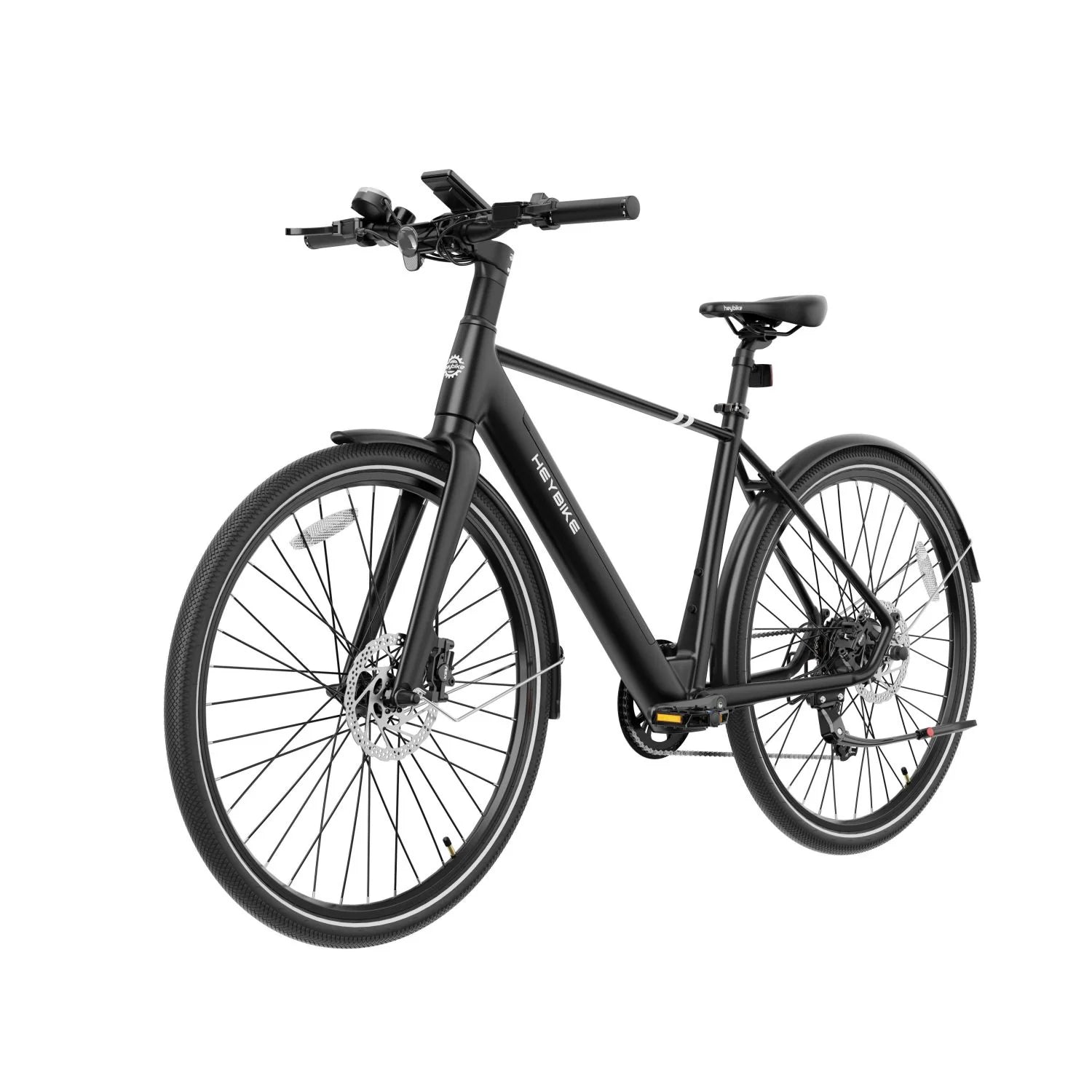 Vélo Électrique Heybike EC1 L - Moteur 250W Batterie 36V10Ah Assisté Autonomie 100KM Freins à Disque Hydrauliques - Noir