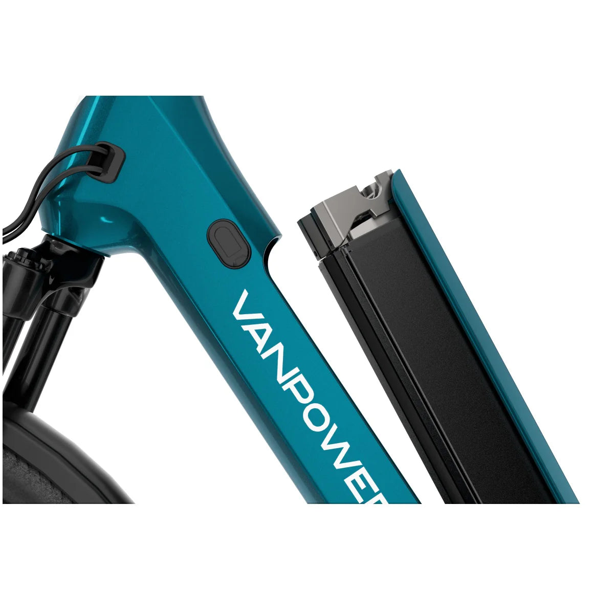 Vélo Électrique Vanpowers Urbangide Ultra L - Moteur 500W Batterie 48V14.4AH Assisté Autonomie110KM Freins à Disque Hydrauliques - Bleu