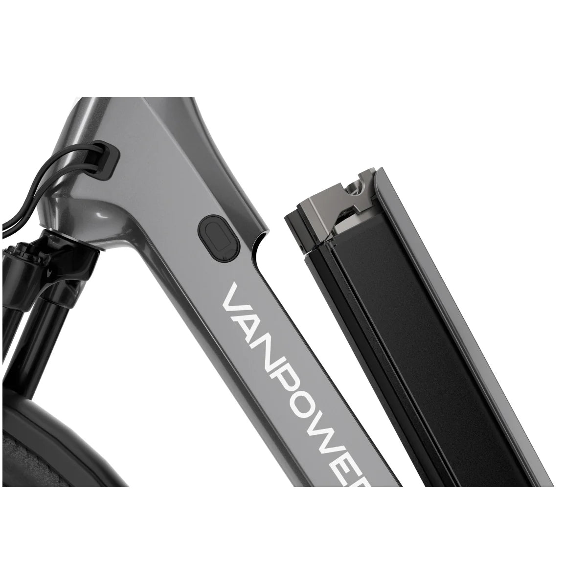 Vélo Électrique Vanpowers Urbangide Ultra L - Moteur 500W Batterie 48V14.4AH Assisté Autonomie110KM Freins à Disque Hydrauliques - Gris