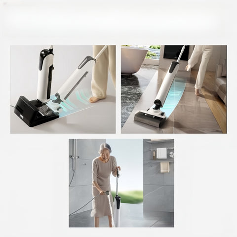 Uwant D100 Aspirateur à Main - 230W de puissance 17000Pa d'aspiration 74dB de bruit batterie 2500mAh - Blanc