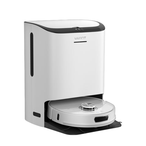 Uwant U200 Pro Robot Aspirateur - 7200Pa d'aspiration batterie 6400mAh 55dB de bruit - Blanc