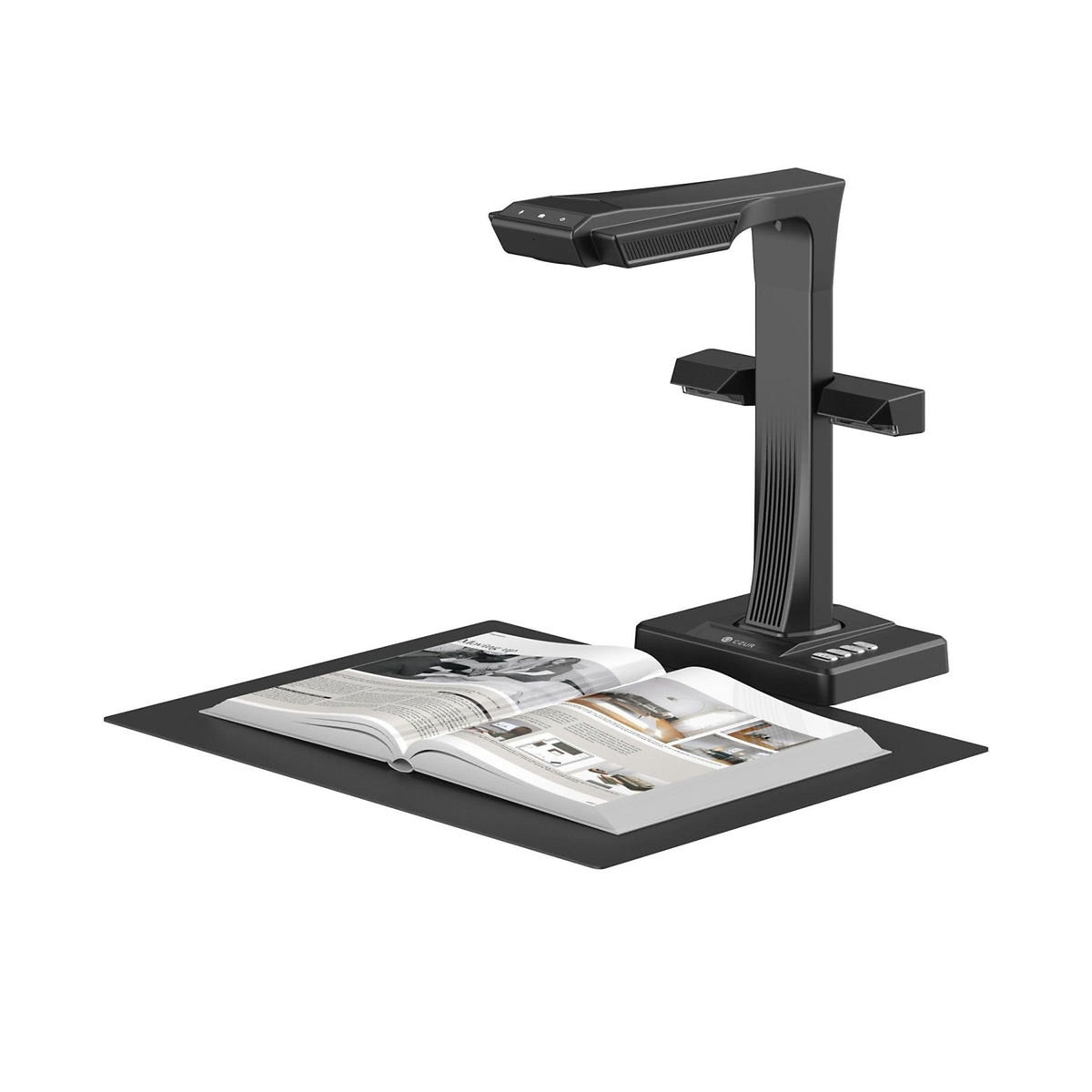 Scanner CZUR ET24 Pro - 320 DPI Résolution 24 Megapixels Fonction OCR Vitesse de Numérisation 1.5S - Noir