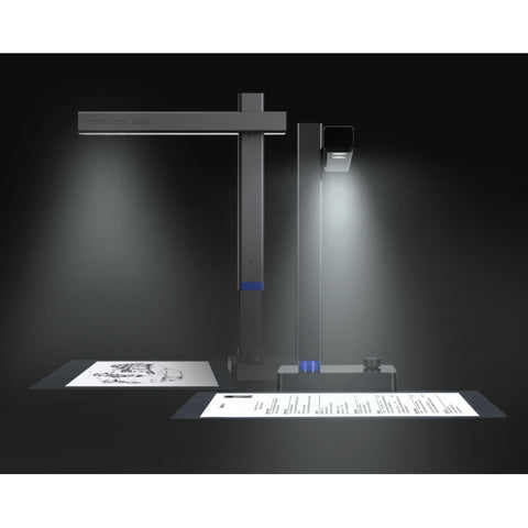 Scanner CZUR Shine Ultra Pro - 440 DPI Résolution 24 Megapixels Fonction OCR Vitesse de Numérisation 1S - Noir