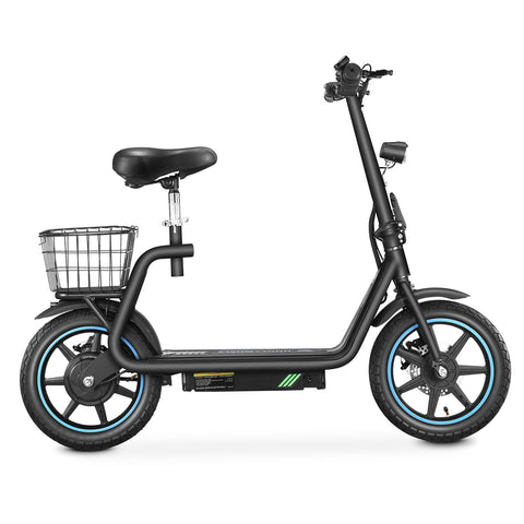 Trottinette Électrique Honey Whale M5Elite - Moteur 500W Batterie 48V13AH Autonomie 45KM Freins à Disque - Noir