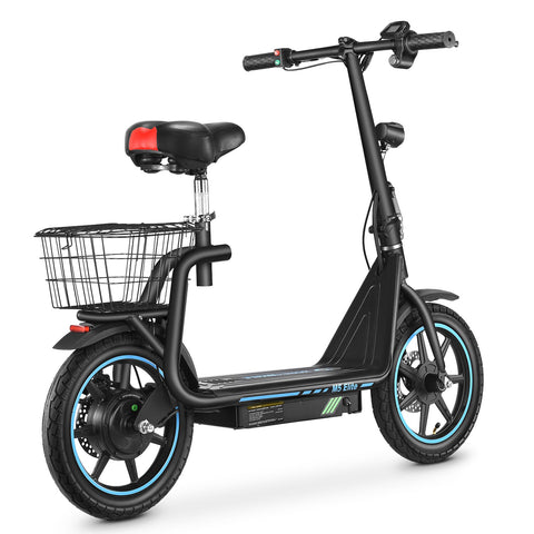 Trottinette Électrique Honey Whale M5Elite - Moteur 500W Batterie 48V13AH Autonomie 45KM Freins à Disque - Noir