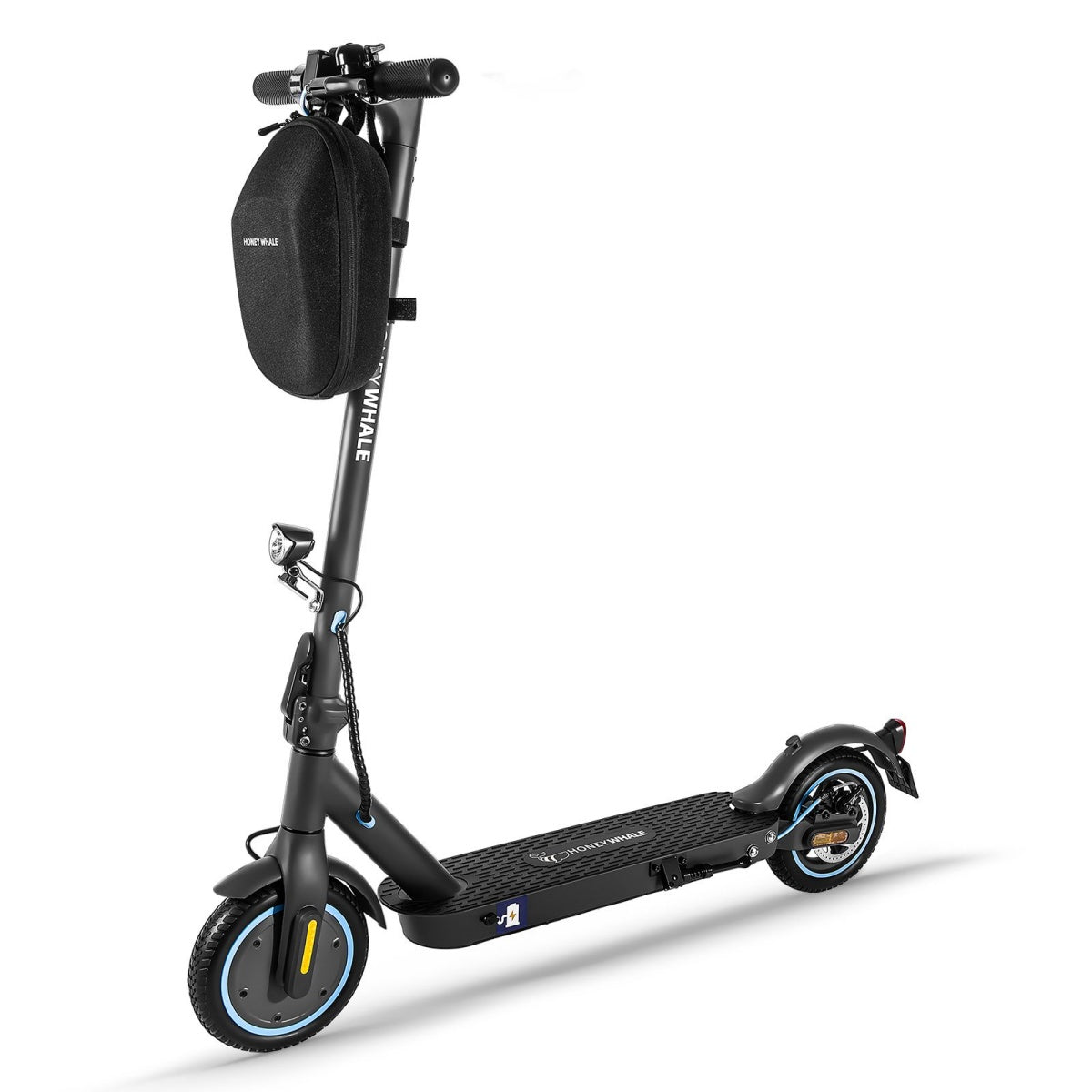 Trottinette électrique Honey Whale E9 Avec Certification ABE - Moteur 330W Batterie 36V7.5AH Autonomie 25KM Freins à Disque Pliable - Noir