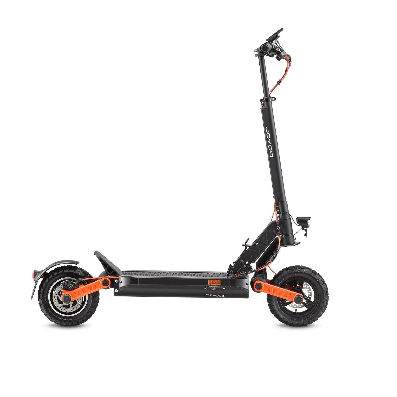 JOYOR S5 ABE Certified Pliable Trottinette électrique - Moteur 500W Batterie 48V13AH Pneus de 10 Pouces - Noir