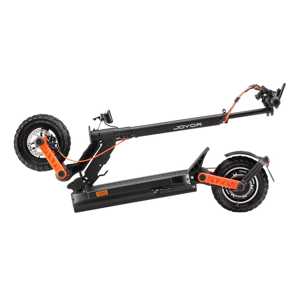 Trottinette Électrique JOYOR S5 Avec Certificat ABE - 500W Moteur Batterie 48V13AH Autonomie 45KM Freins à Disque - Noir