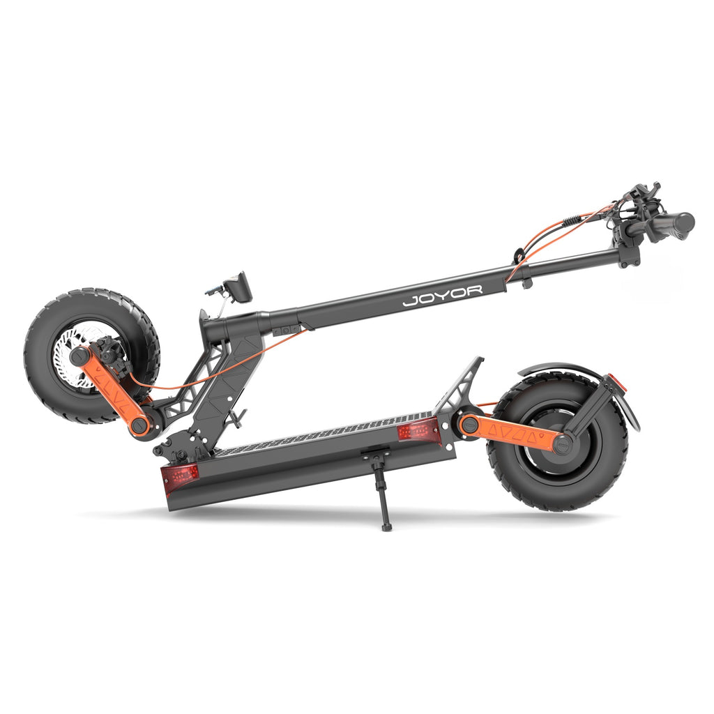 Trottinette Électrique JOYOR S5-Z Avec Clignotant - Moteur 600W Batterie 48V13AH Autonomie 45KM Freins à Disque - Noir