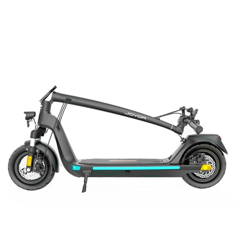 JOYOR C10 Pliable Trottinette électrique - Moteur 500W Batterie 48V10.4AH Pneus de 10 Pouces - Noir