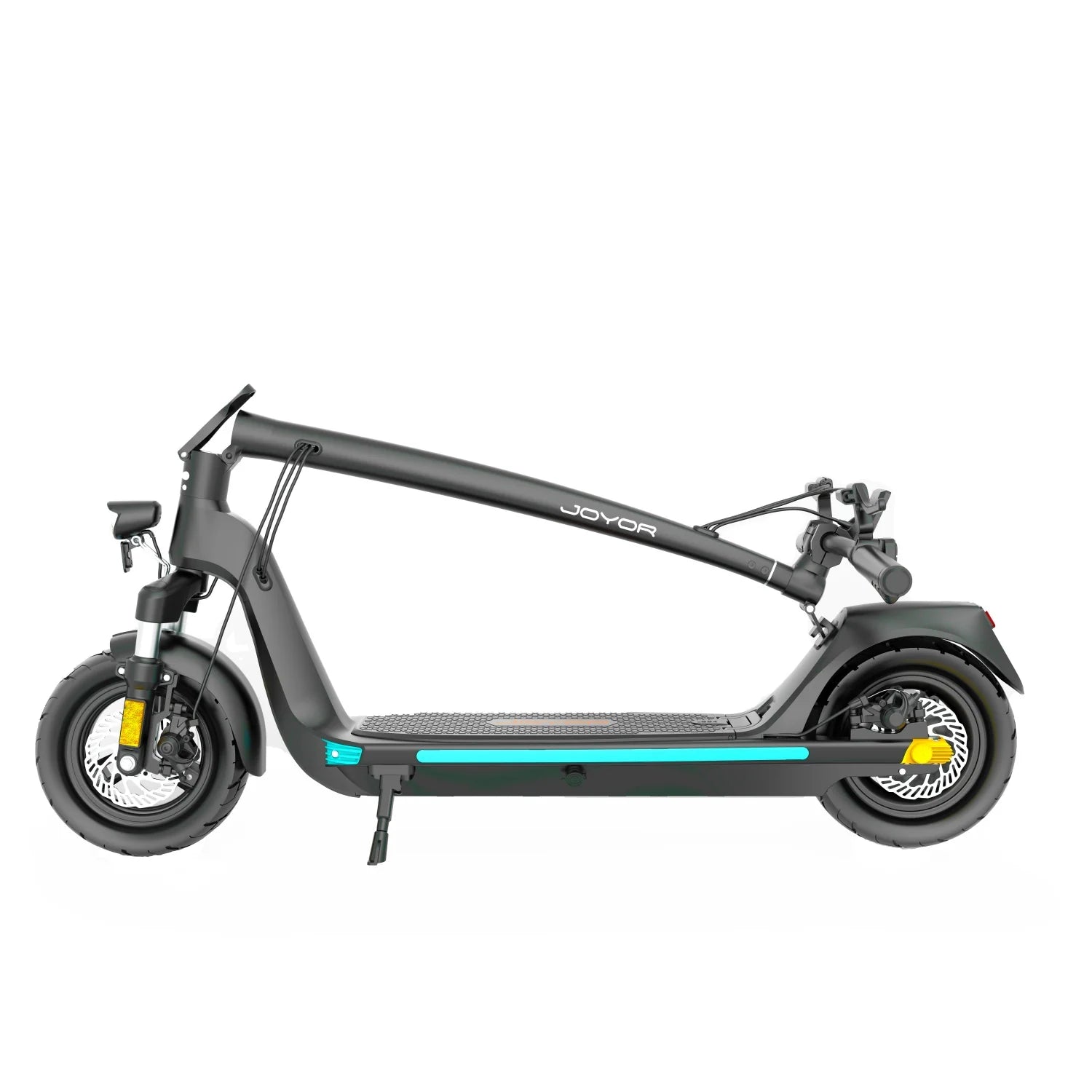 JOYOR C10 Pliable Trottinette électrique - Moteur 500W Batterie 48V10.4AH Pneus de 10 Pouces - Noir