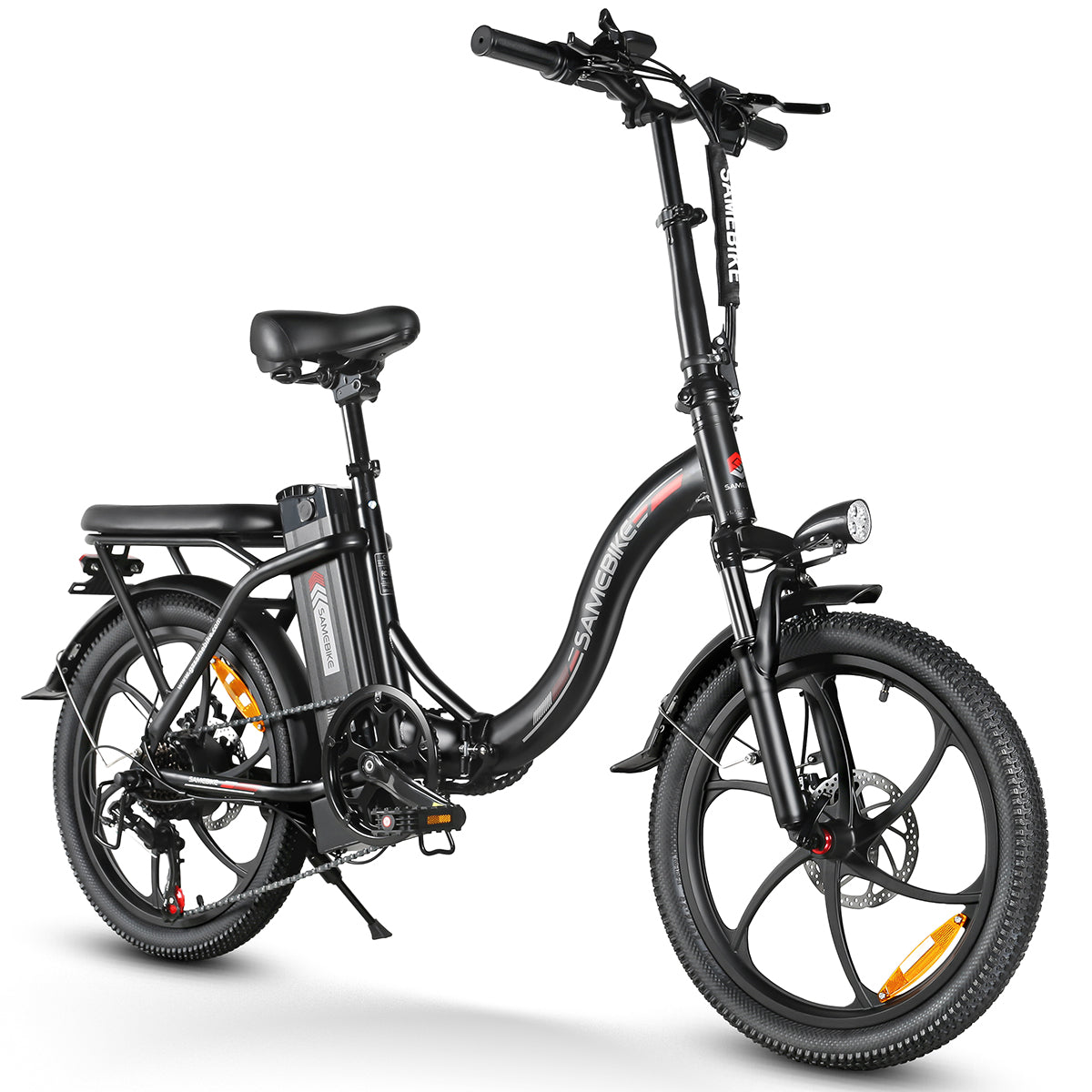 Vélo électrique SAMEBIKE CY20-IT - moteur 350W batterie 36V13AH autonomie 35KM freins à disque mécaniques - Noir
