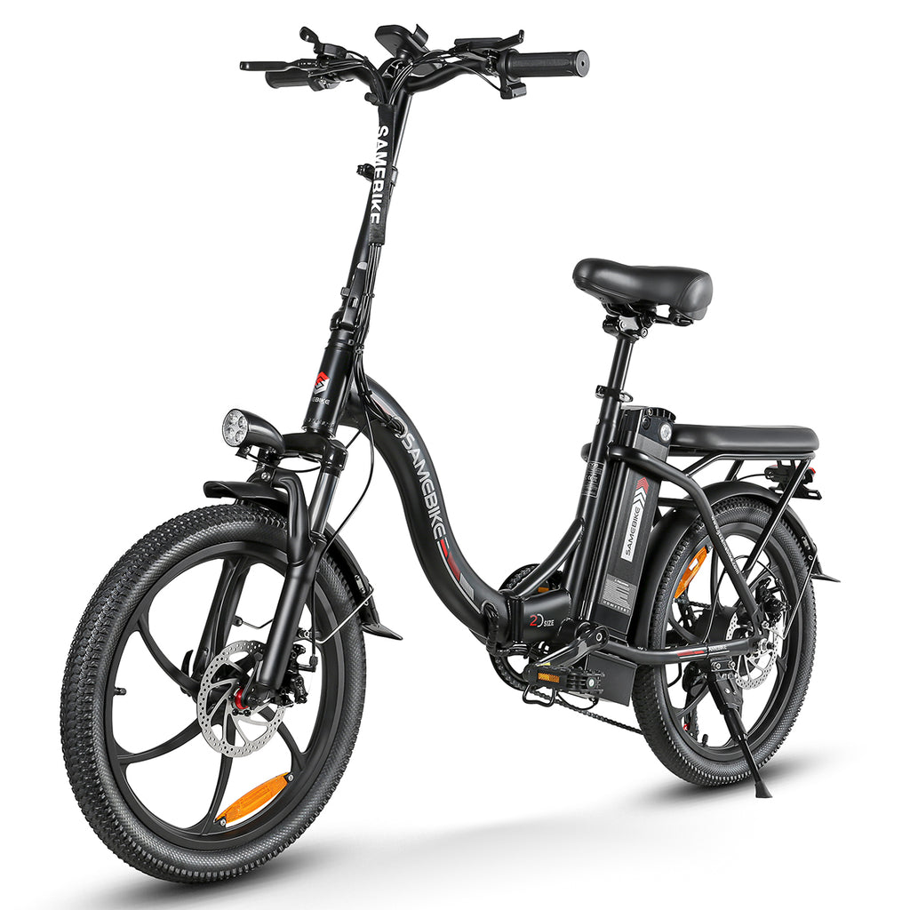 Vélo électrique SAMEBIKE CY20-IT - moteur 350W batterie 36V13AH autonomie 35KM freins à disque mécaniques - Noir