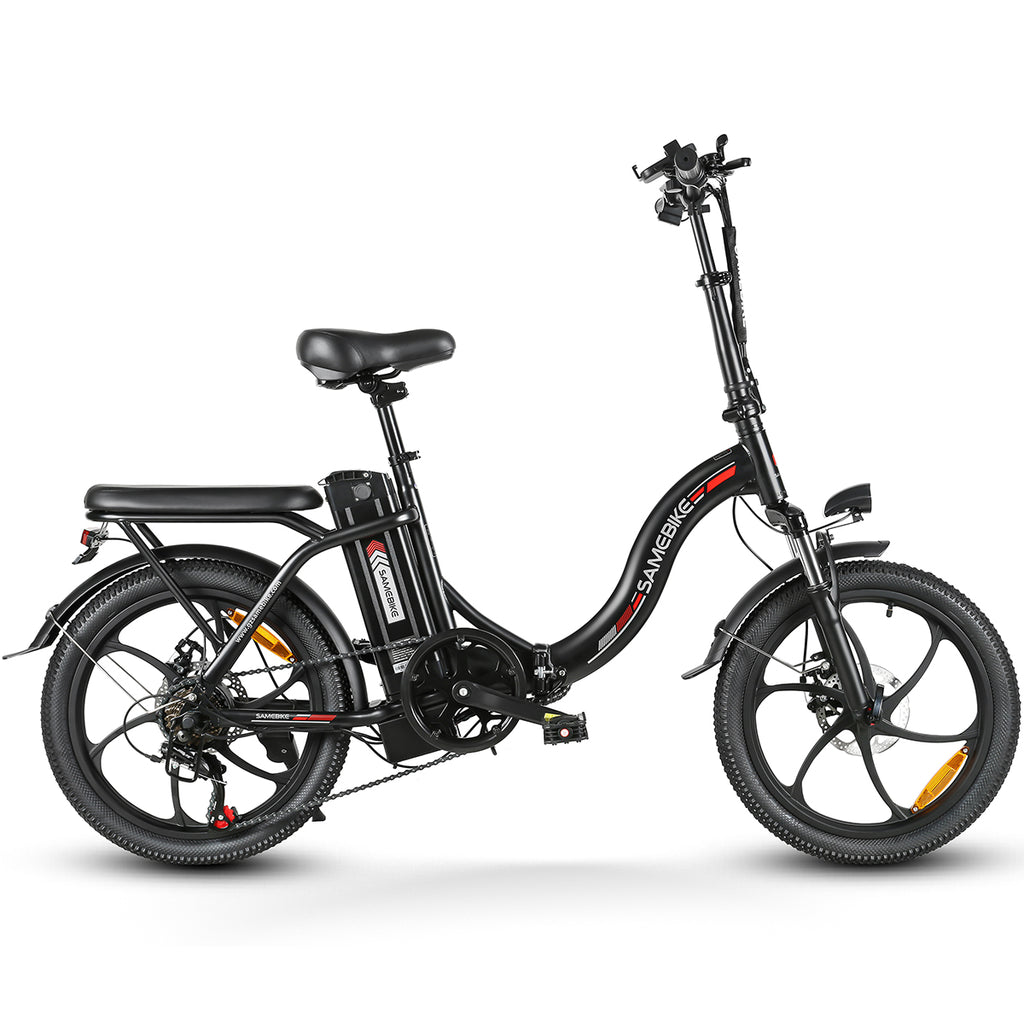 Vélo électrique SAMEBIKE CY20-IT - moteur 350W batterie 36V13AH autonomie 35KM freins à disque mécaniques - Noir