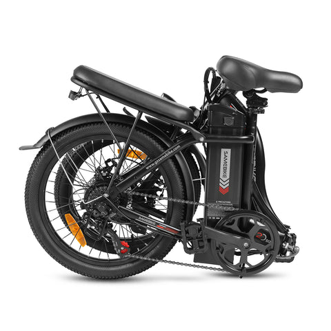 Vélo électrique SAMEBIKE CY20 FT - moteur 350W batterie 36V13AH  autonomie 35KM autonomie freins à disque mécaniques - Noir